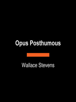 cover image of Opus Posthumous